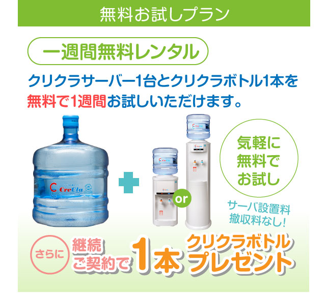 一週間無料レンタル